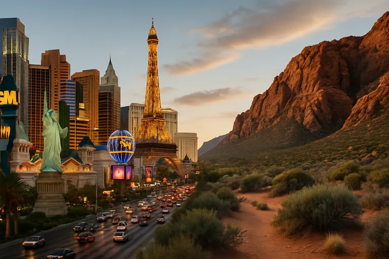 Een avontuur vol contrasten in Las Vegas: van de levendige Strip tot serene natuur